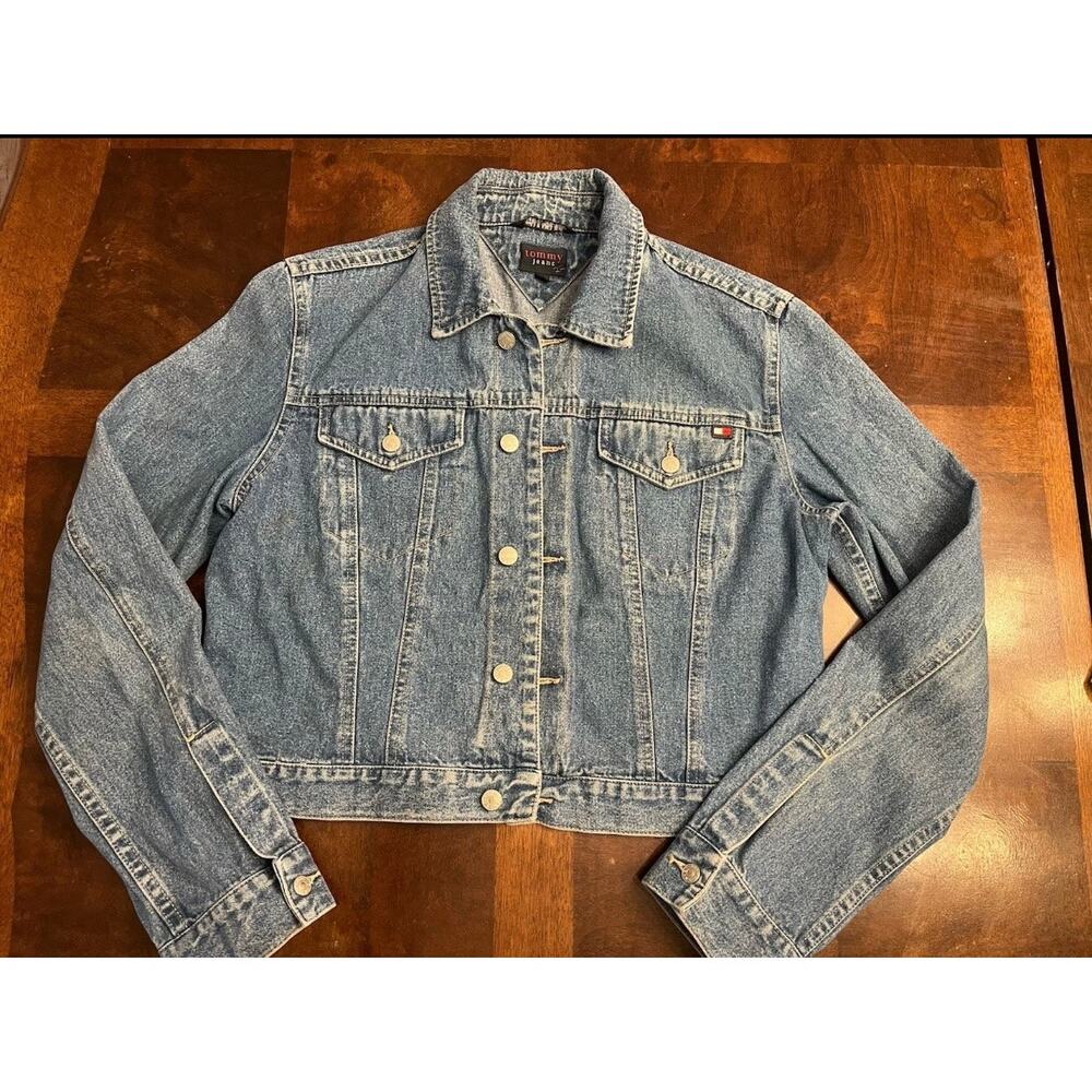 Tommy Hilfiger Tommy Jeans Denim Jacket XL Light Wash Preowned